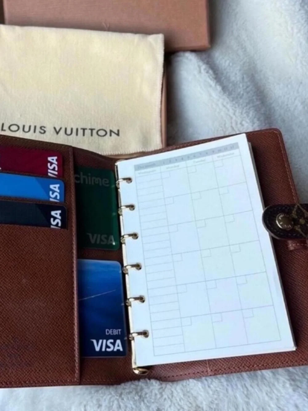 🆕 LV Planner Calendar Inserts Grid Monthly To Do Daily Note Personal Travel Work